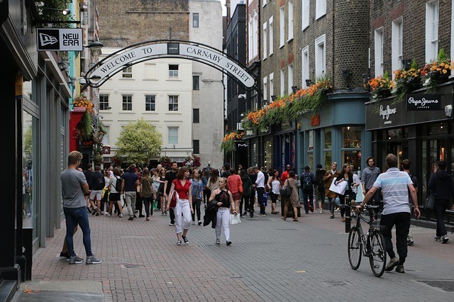 london shopping streets