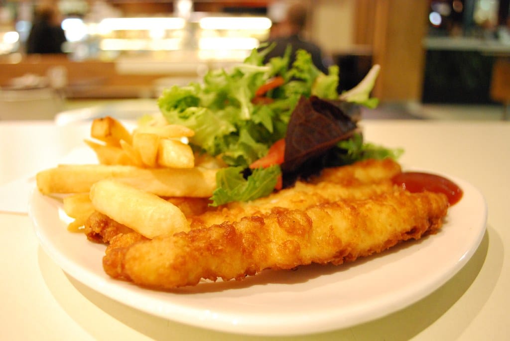 Fish and Chips in London,