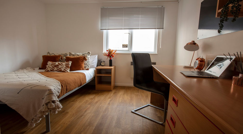 Room of Firhill Court Accommodation