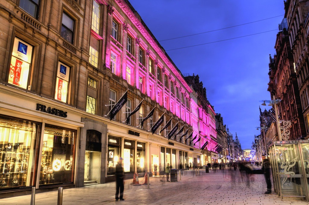 Best places for shopping in Glasgow