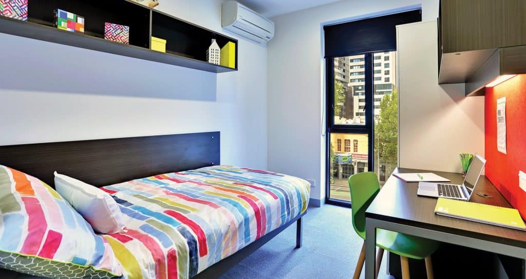 Room of Urbanest Melbourne Central Accommodation