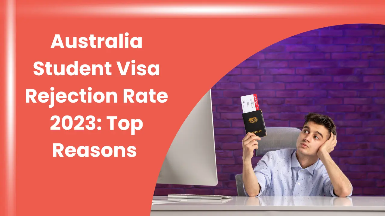 A boy is holding visa worrying about the Australia Visa rejection rate